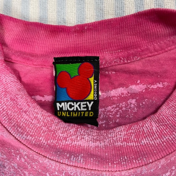Vintage Disney Mickey Mouse Tie Dye short sleeve tee shirt - Picture 4 of 6